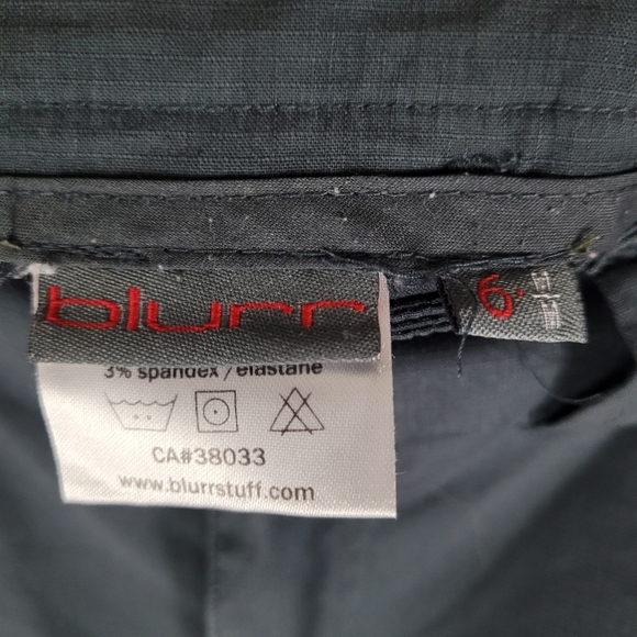 BLURR | rolled hem ripstop shorts - Picture 5 of 7